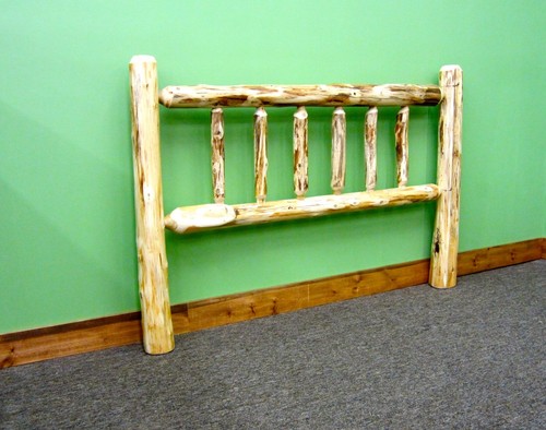 Log headboard full - log, ~